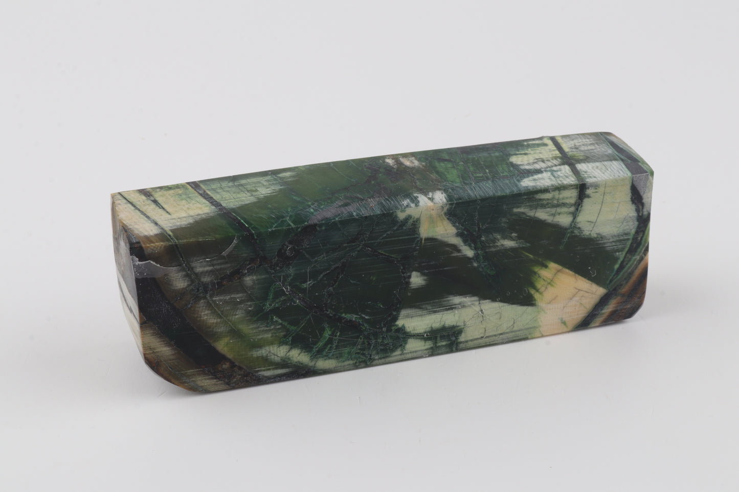 Stabilized mammoth ivory block