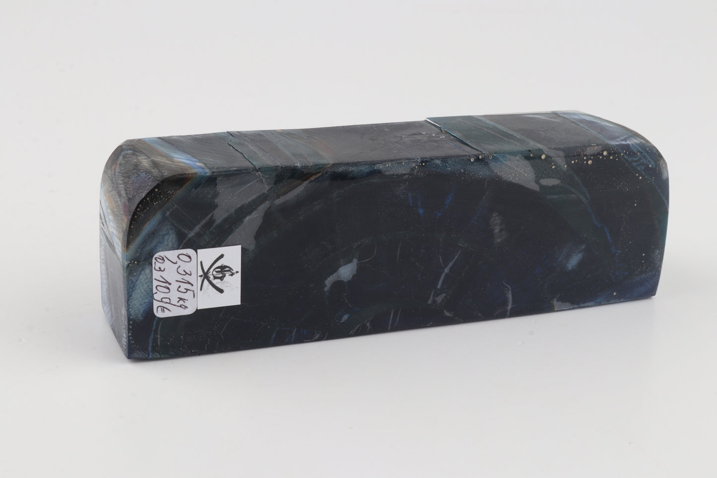 Stabilized mammoth ivory block