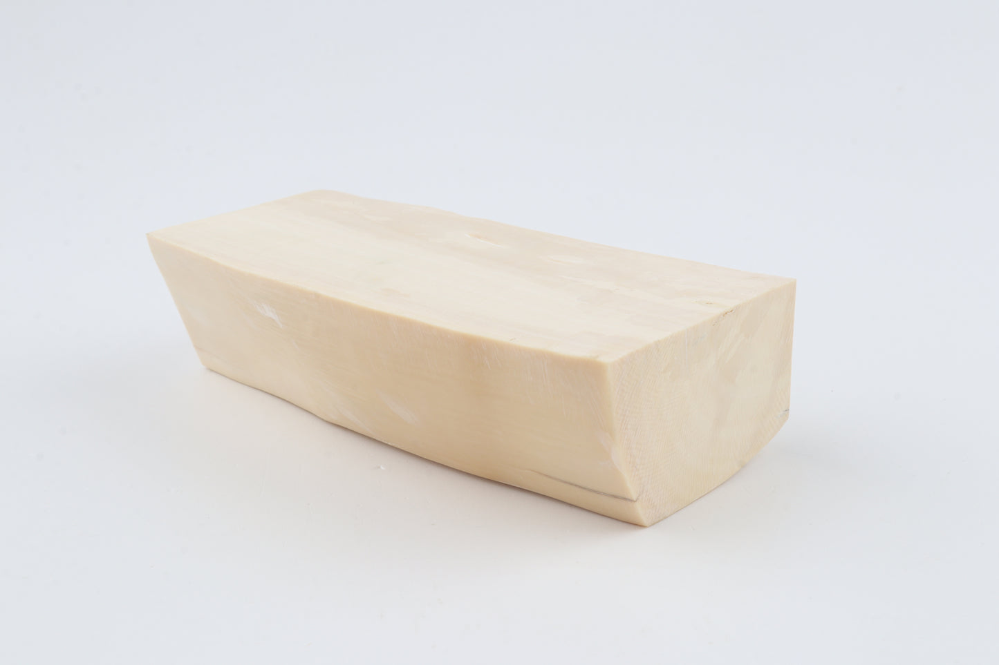 White mammoth ivory segment