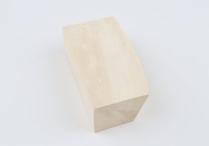 White mammoth ivory segment