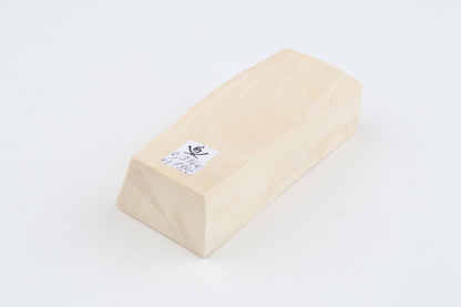 White mammoth ivory segment