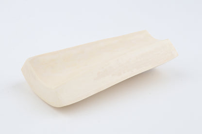 White mammoth ivory segment