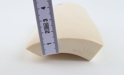 White mammoth ivory segment