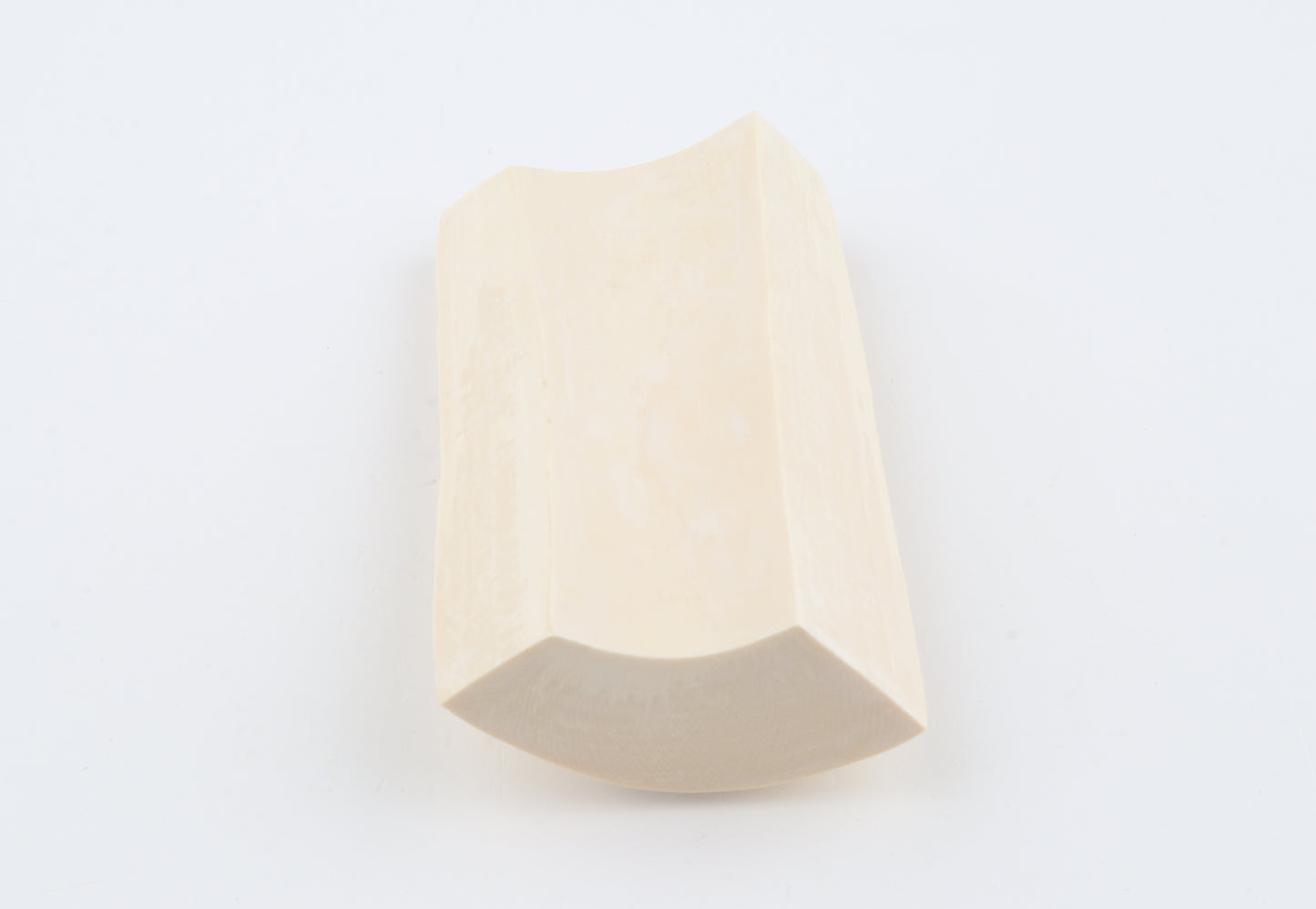White mammoth ivory segment