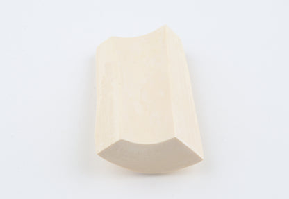 White mammoth ivory segment
