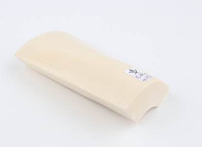White mammoth ivory segment