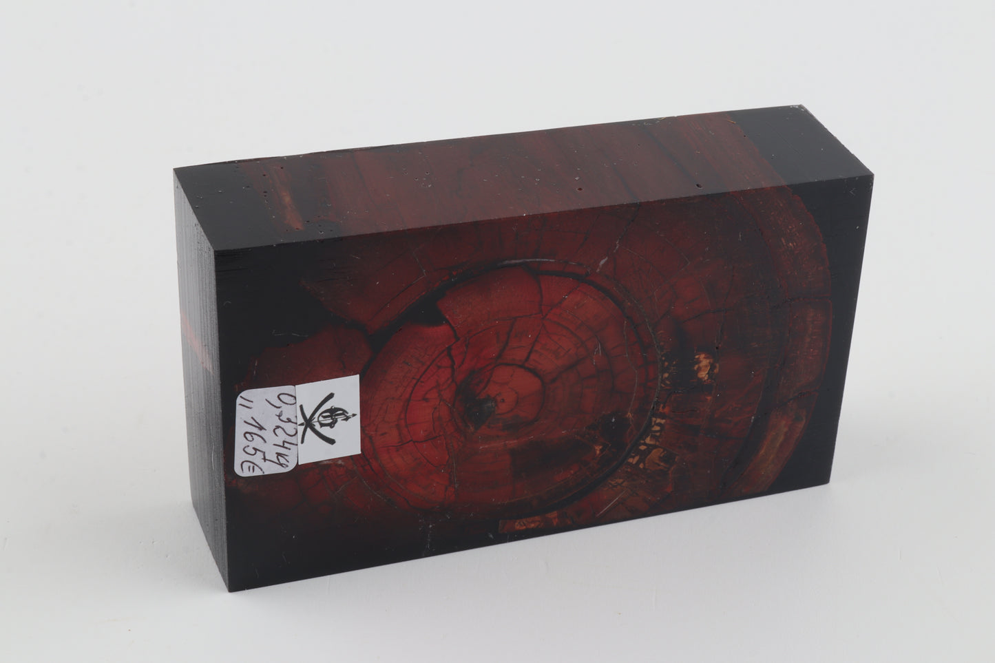 Stabilized mammoth ivory block