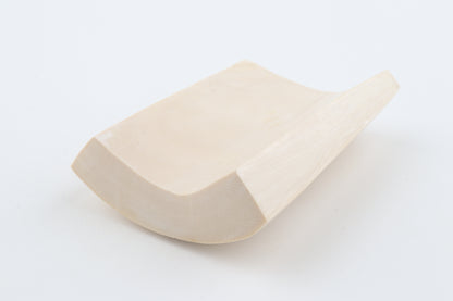 White mammoth ivory segment