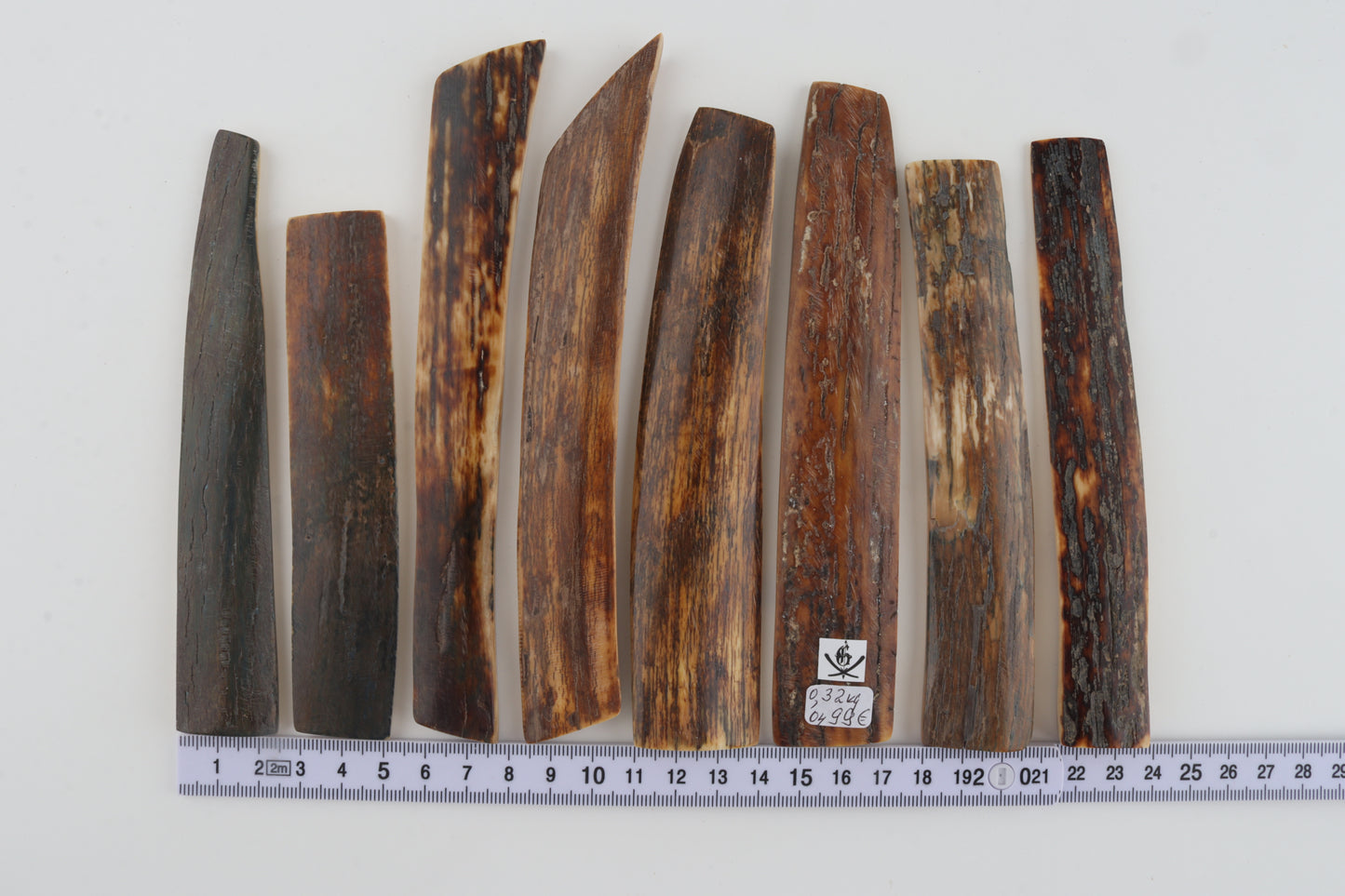 Natural mammoth bark pieces