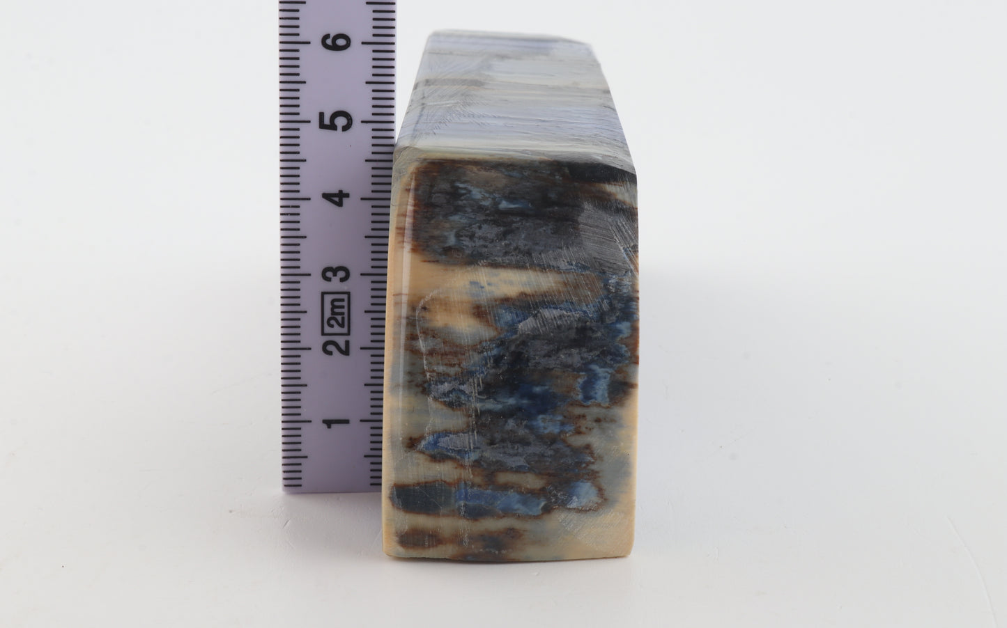 Stabilised mammoth ivory block