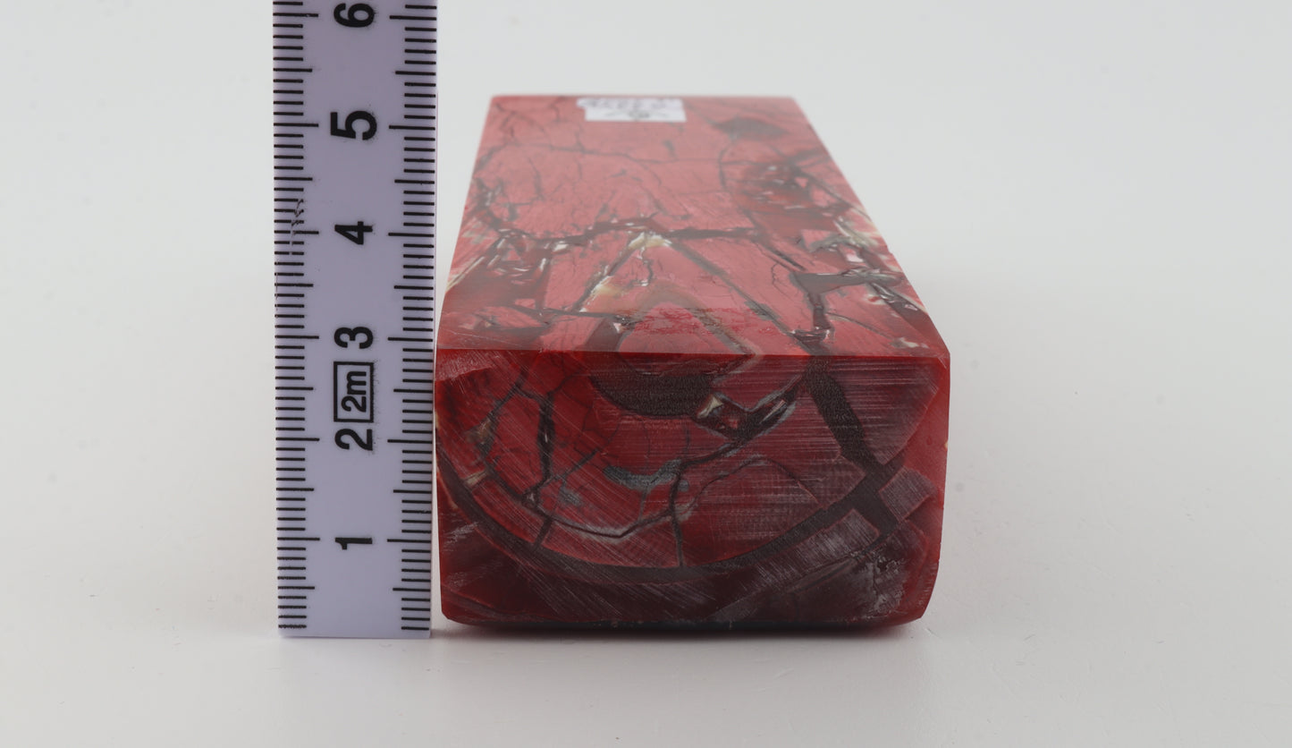 Stabilised mammoth ivory block