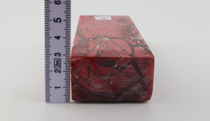 Stabilised mammoth ivory block