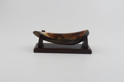 Restored woolly mammoth tusk tip