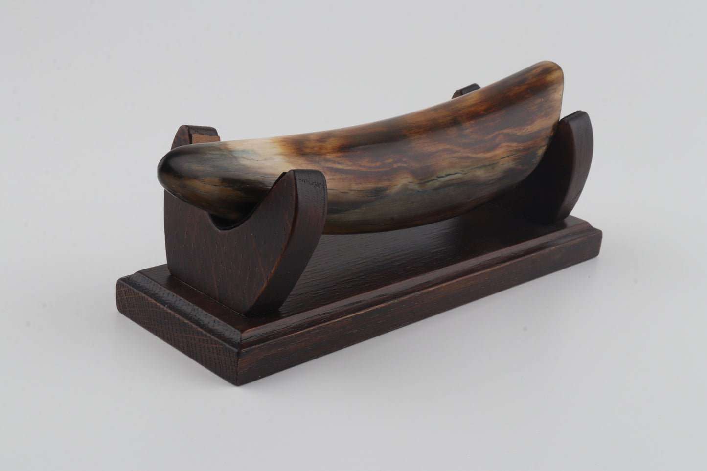 Restored woolly mammoth tusk tip