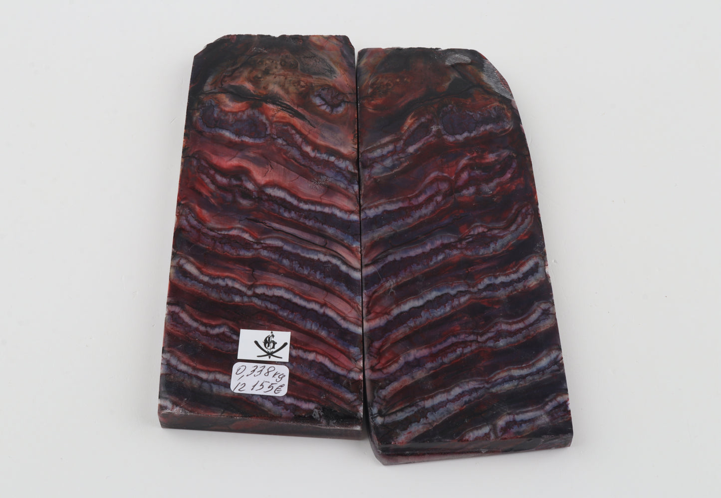 Stabilised mammoth molar scales