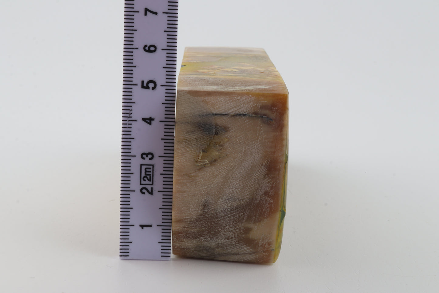 Stabilized mammoth ivory block