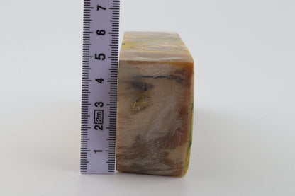Stabilized mammoth ivory block