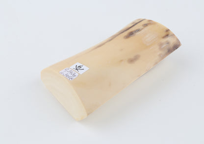 Cream-beige mammoth ivory piece