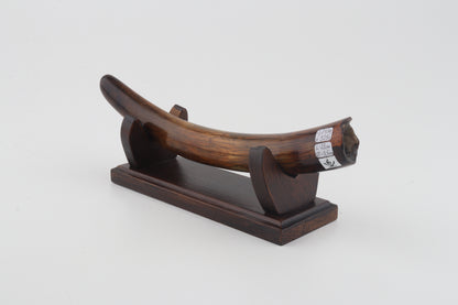 Restored woolly mammoth tusk