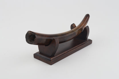 Restored woolly mammoth tusk