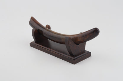 Restored woolly mammoth tusk