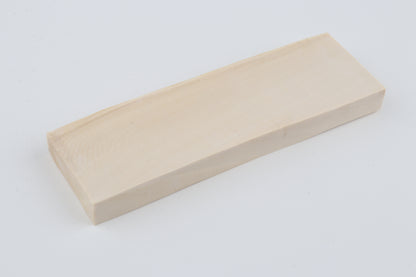 White mammoth ivory segment