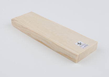 White mammoth ivory segment