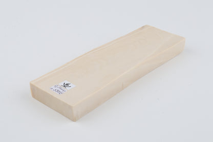 White mammoth ivory segment