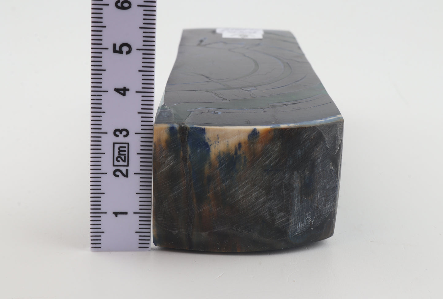 Stabilised mammoth ivory block