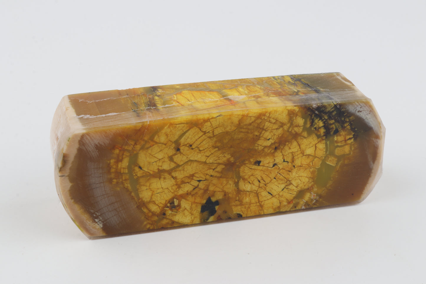 Stabilised mammoth ivory block