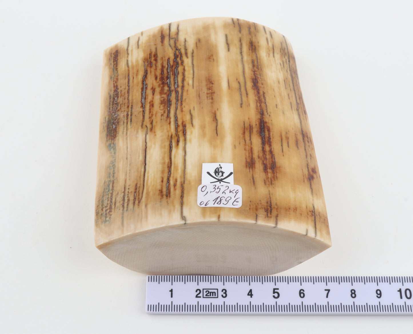 Natural mammoth ivory piece