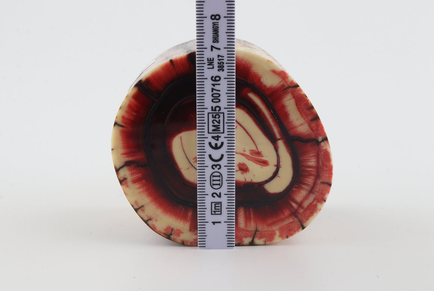 Stabilized mammoth tusk piece