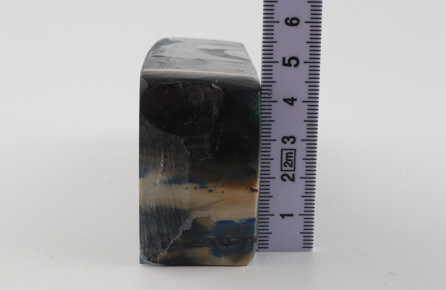 Stabilised mammoth ivory block