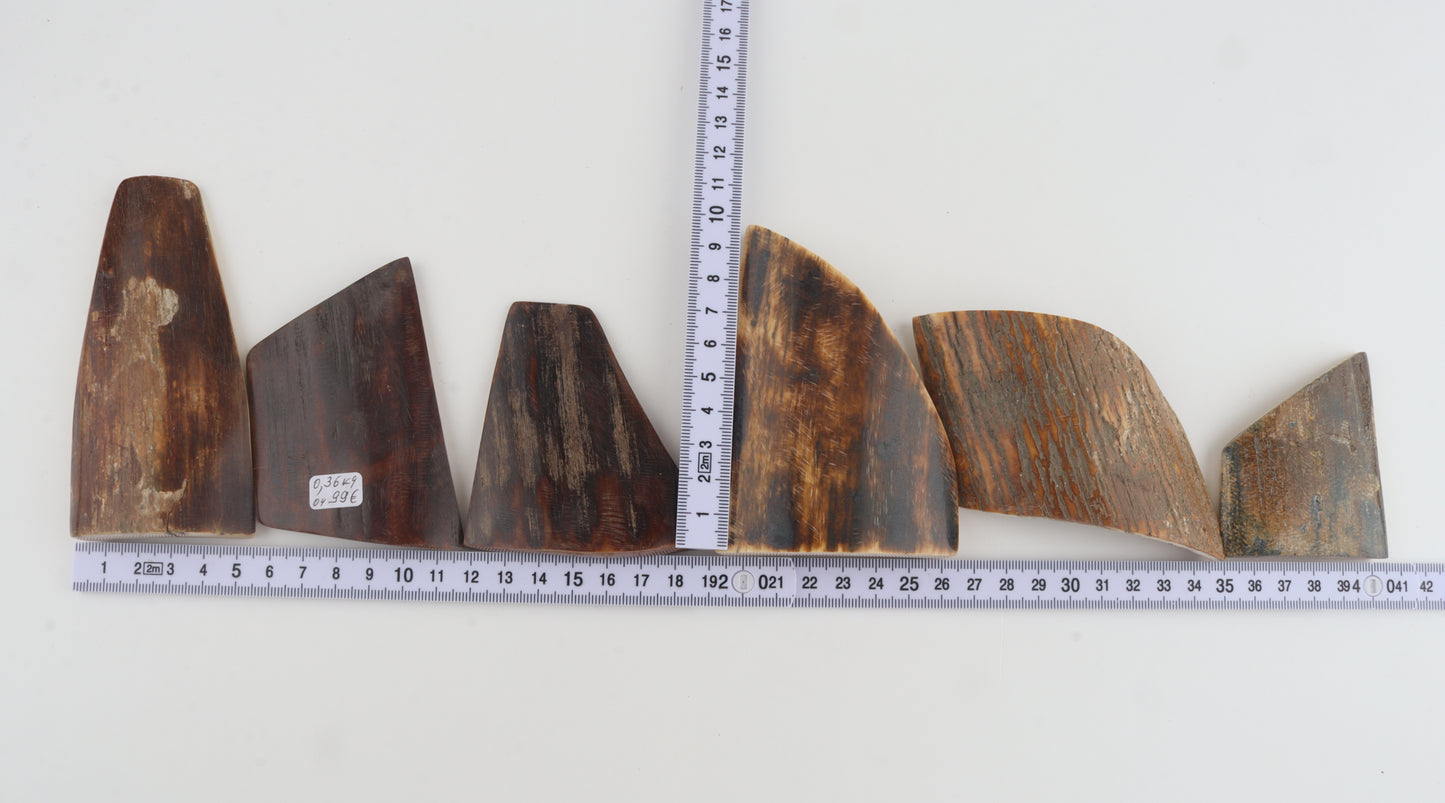 Natural mammoth bark pieces