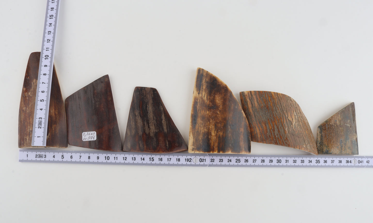 Natural mammoth bark pieces