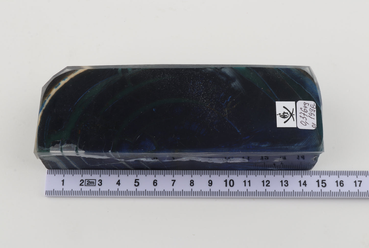 Stabilized mammoth ivory block