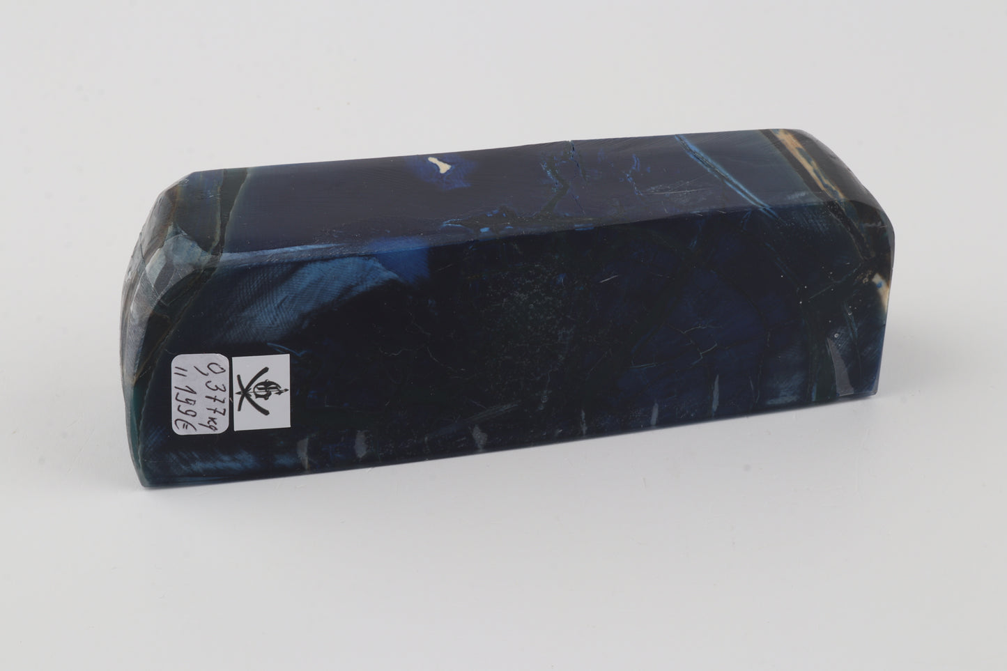 Stabilised mammoth ivory block