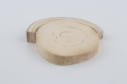 Round mammoth tusk piece