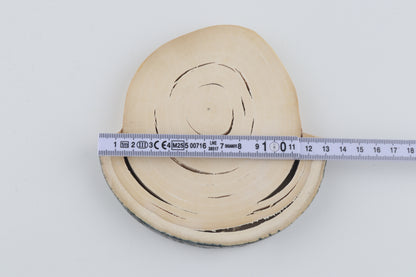 Round mammoth tusk piece