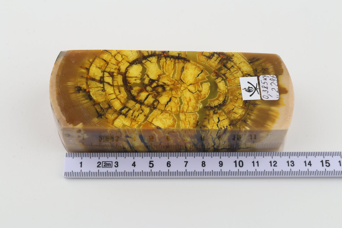 Stabilized mammoth ivory block