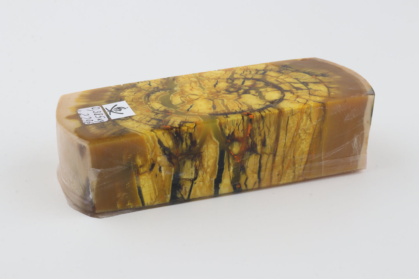 Stabilized mammoth ivory block