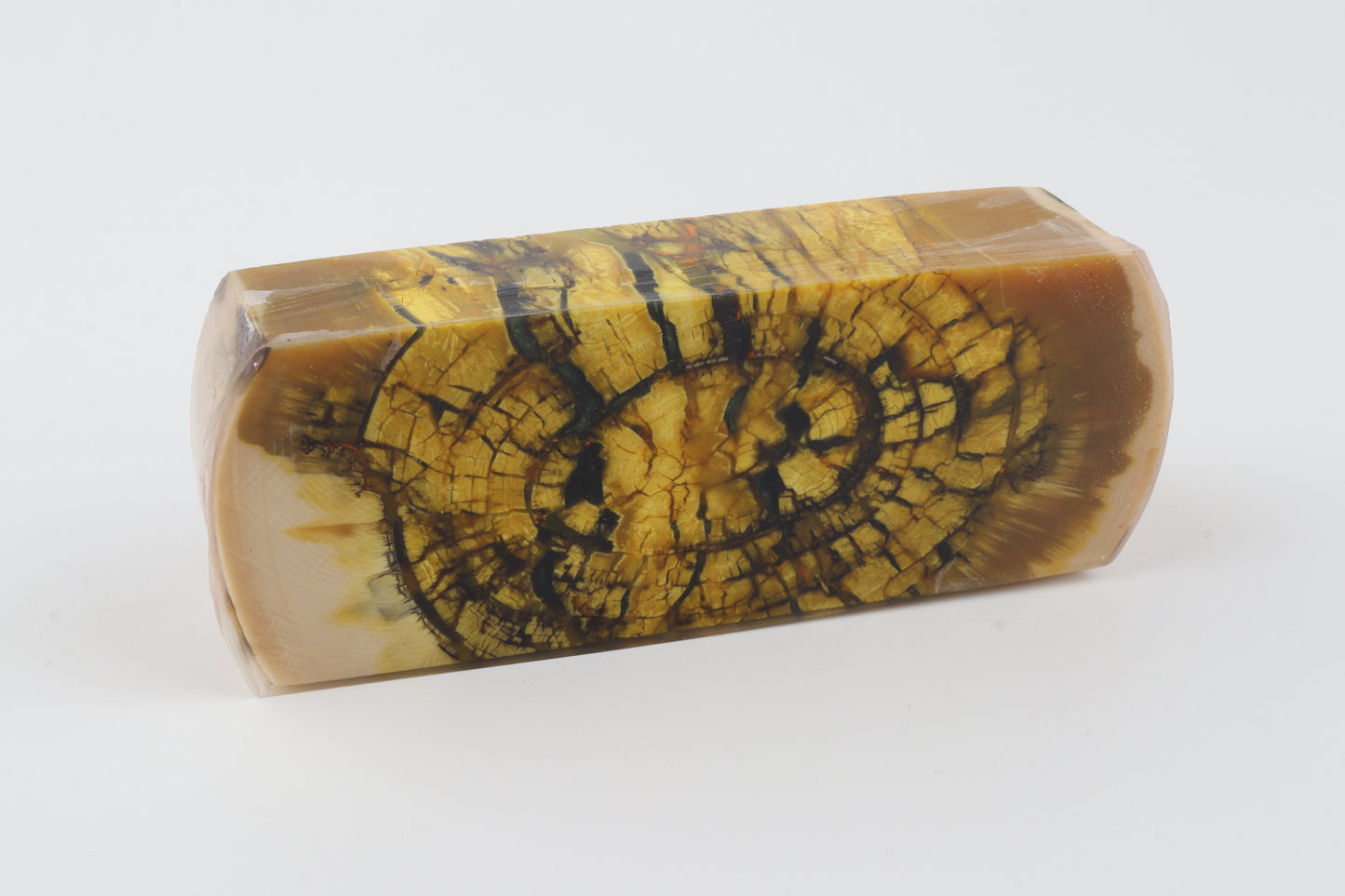 Stabilized mammoth ivory block