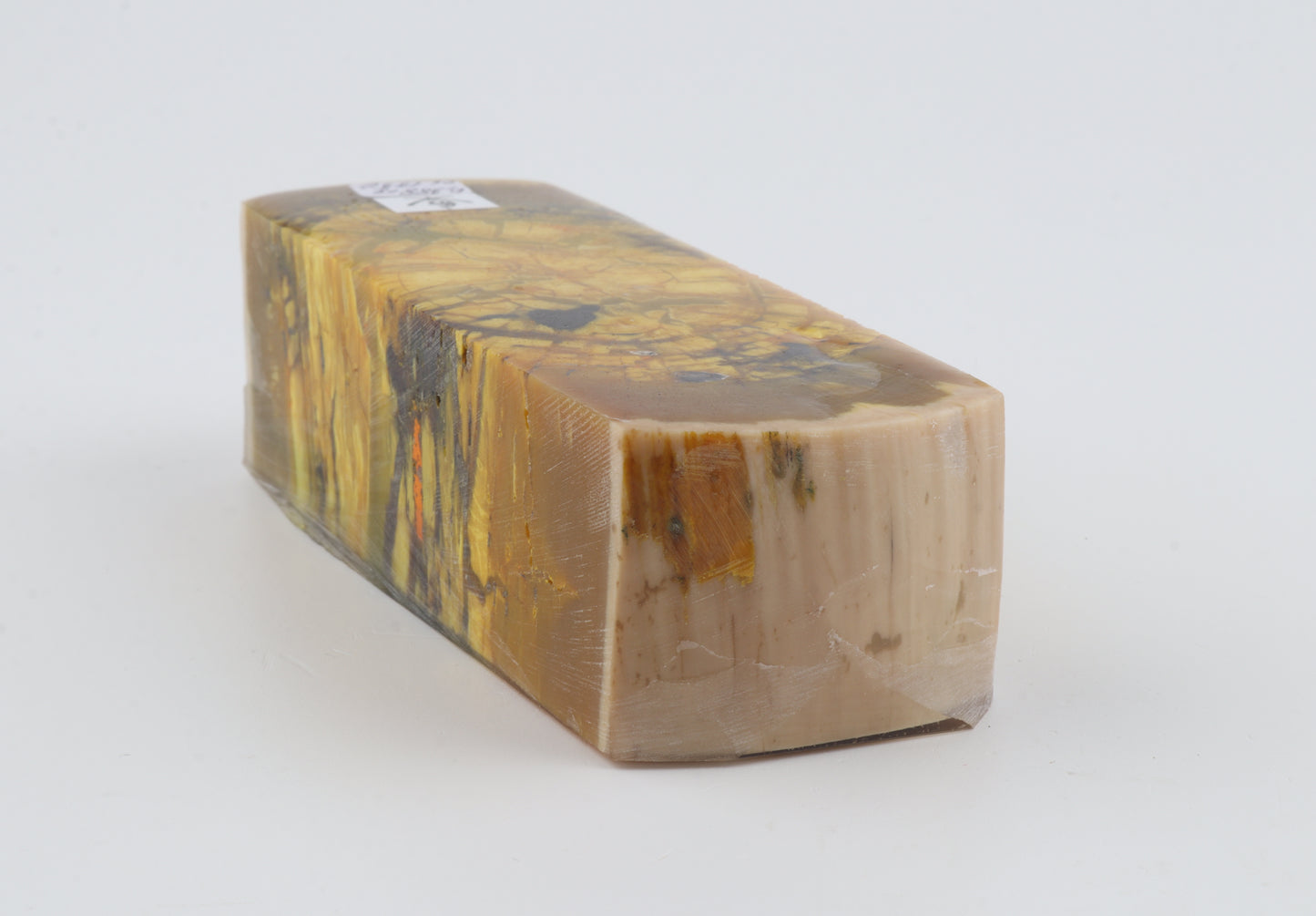 Stabilized mammoth ivory block
