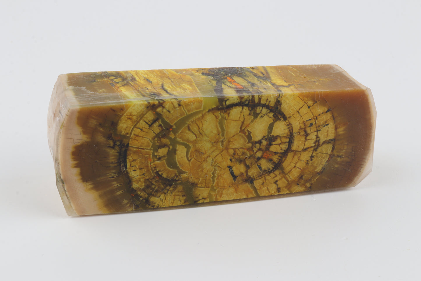 Stabilized mammoth ivory block