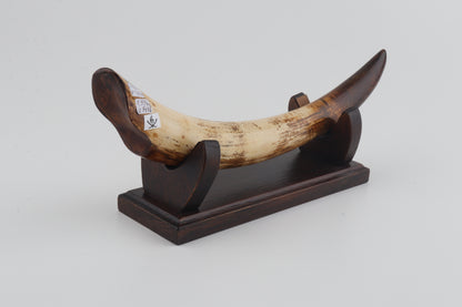 Restored mammoth tusk tip