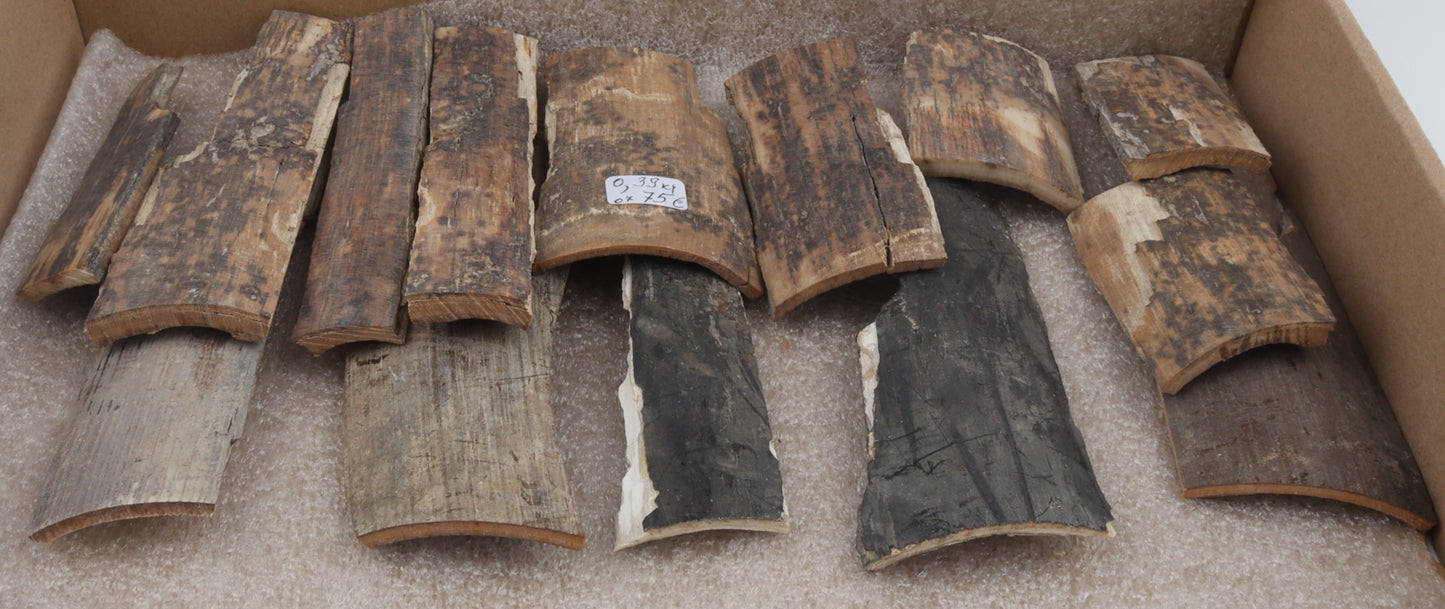 Untreated mammoth bark pieces