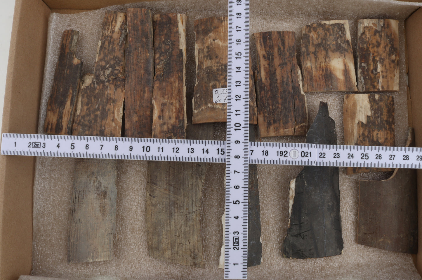 Untreated mammoth bark pieces
