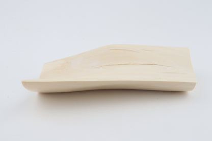 White mammoth ivory segment