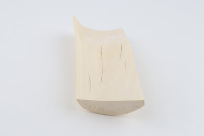 White mammoth ivory segment