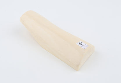 White mammoth ivory segment